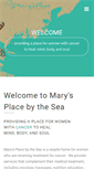 Mobile Screenshot of marysplacebythesea.org